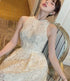 Lacey Embroider Sleeveless Maxi Dresses